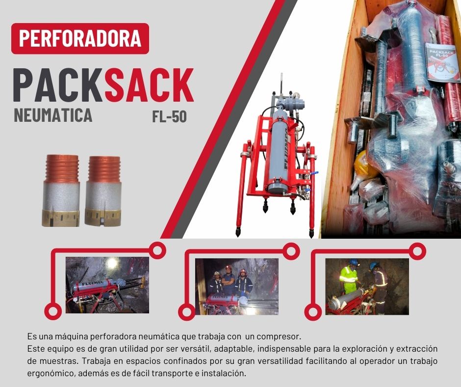 PERFORADORA FL-50 Trabaja en espacios confinados